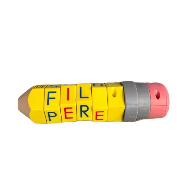 Little Tikes Learn & Play 100 Words Spell & Spin Pencil Alphabet Learning - Picture 1 of 6